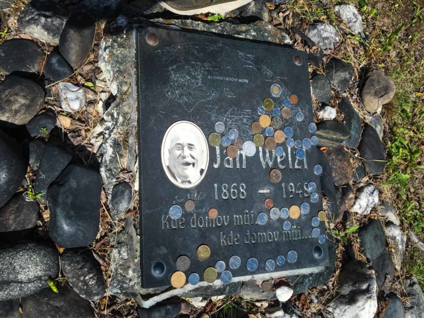 gold rush cemetery dawson city grave of Jan Wetzl