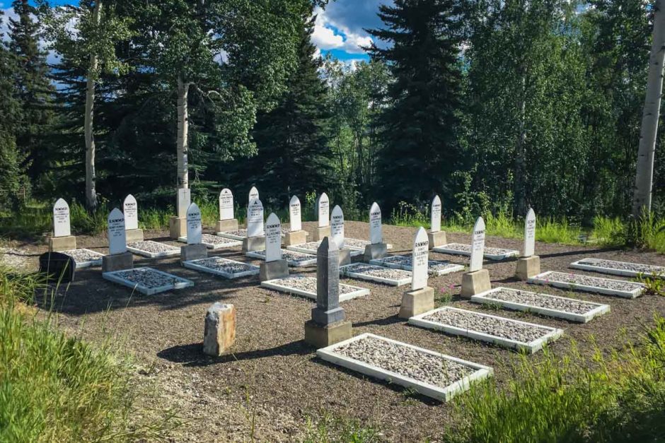 cemetery above dawson city