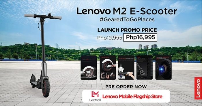 Launch promo price at Lazada_Lenovo M2 E-scooter.png