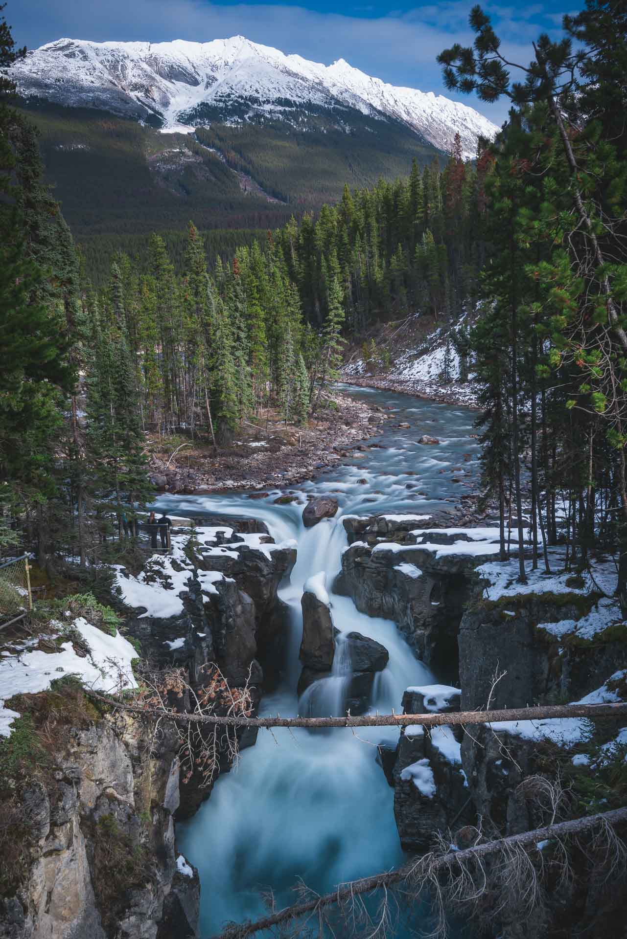 sunwapta falls jasper