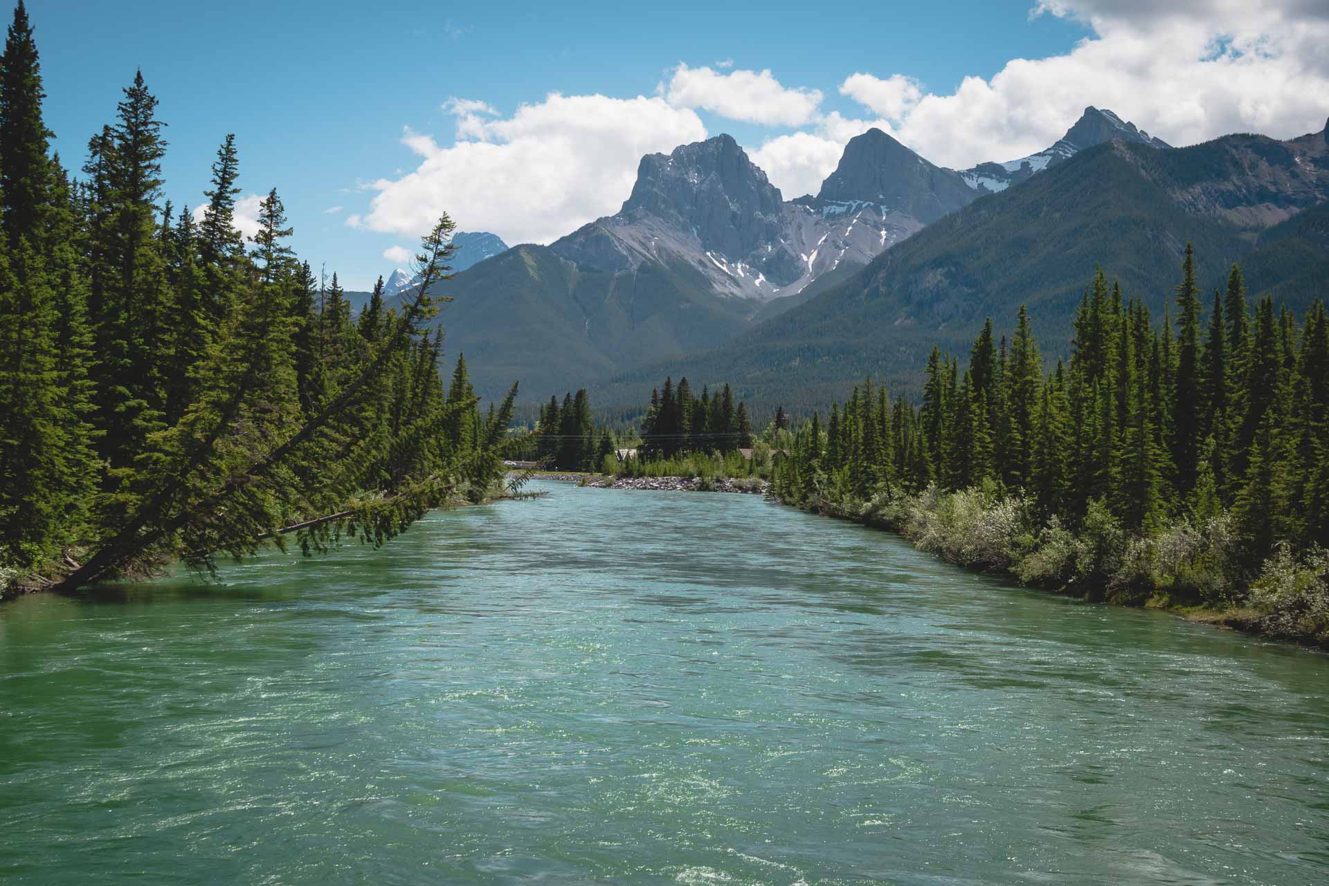 three sisters and bow river