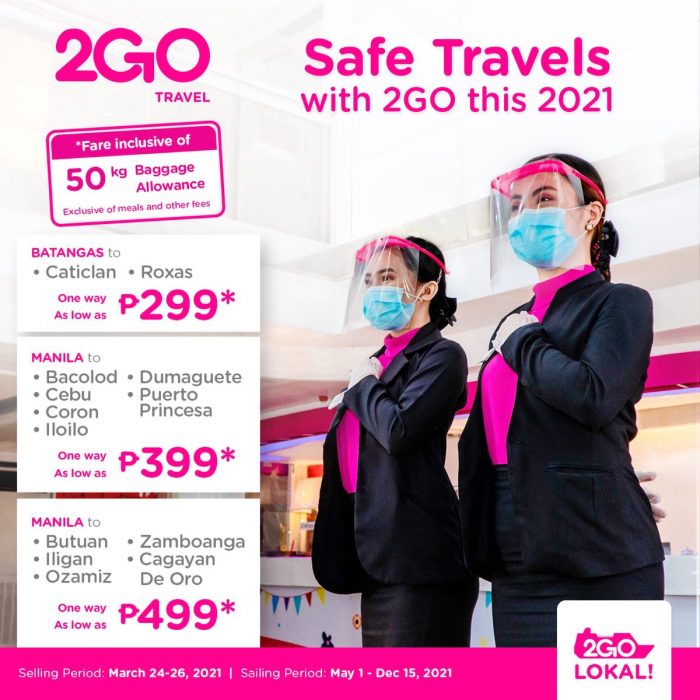 Safe Travels with 2go this 2021