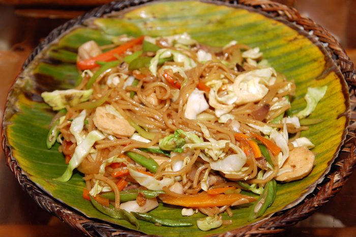 Pancit Lucban Quezon Province Food photo via Depositphotos