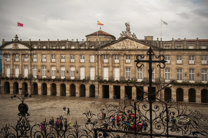 Opposite the Cathedral on the main square is this Neo-classical city council building.