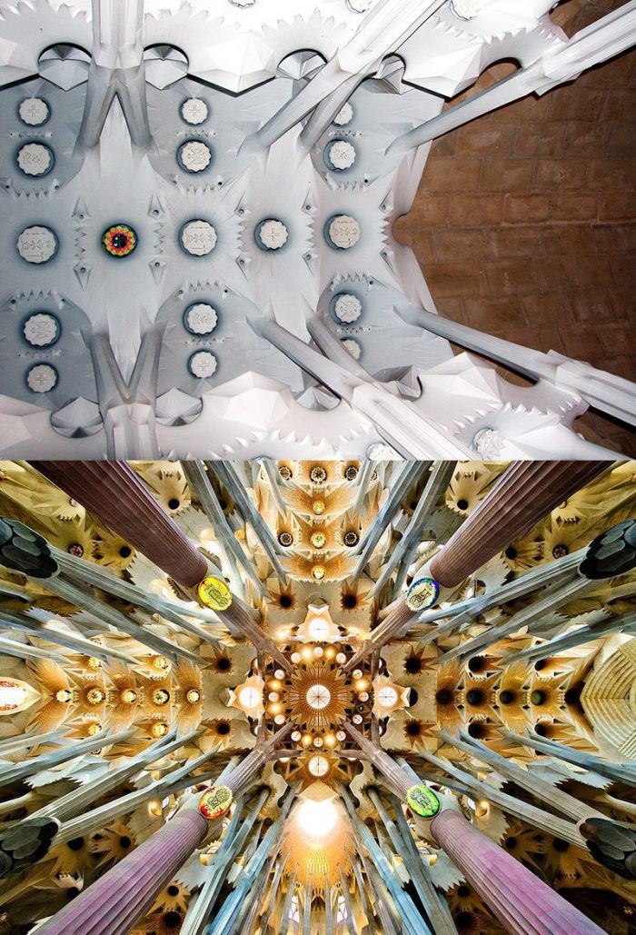 Above, the unfinished ceiling that I shot in 2005 and below, the finished one (Credits: Smithsonian)