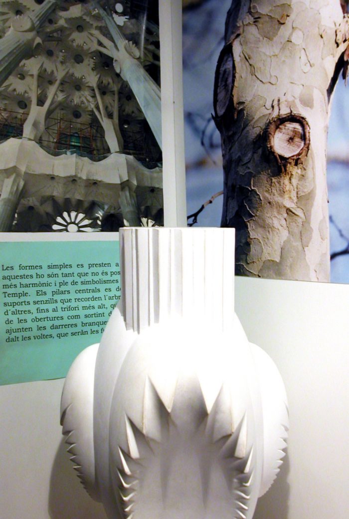 One of the concept designs for the columns explaining the role of nature.