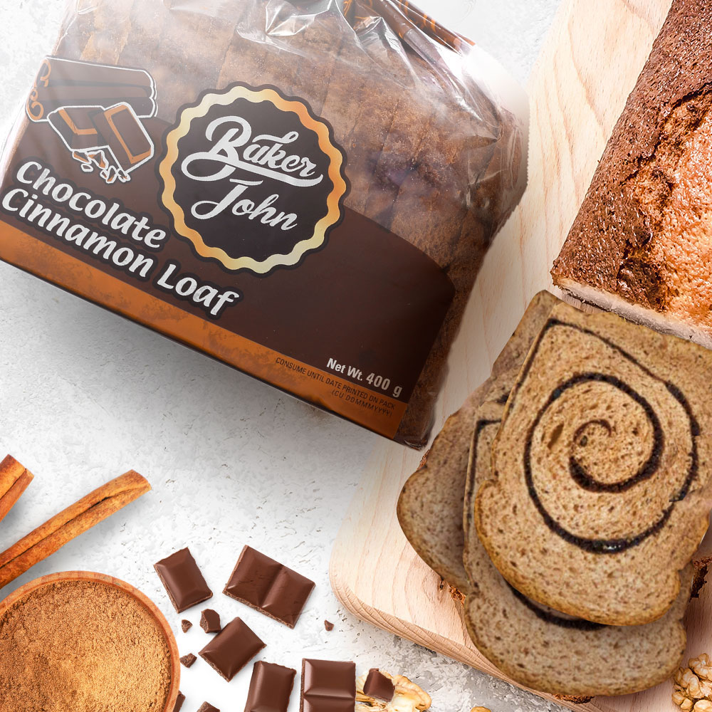 Baker John - Enjoy a flavorful bread experience with the new Baker John Chocolate Cinnamon Loaf