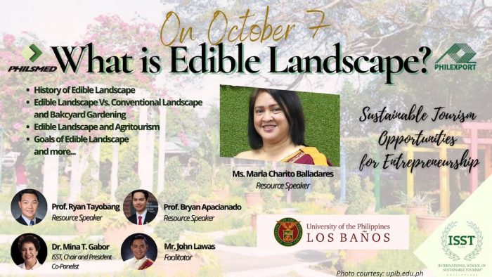 Edible Landscape webinar slide