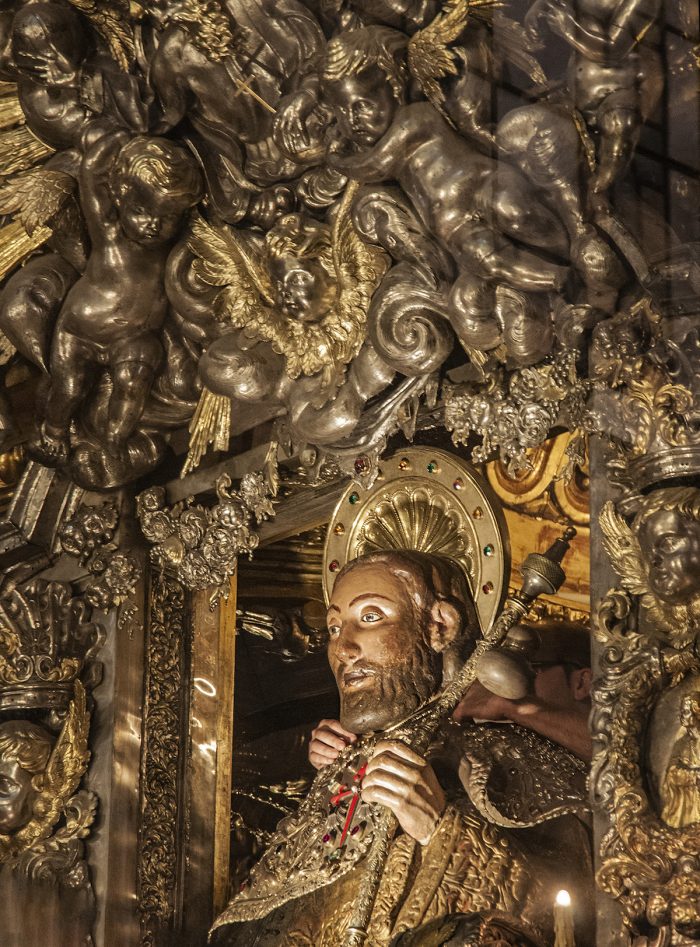 Saint James at the altar.