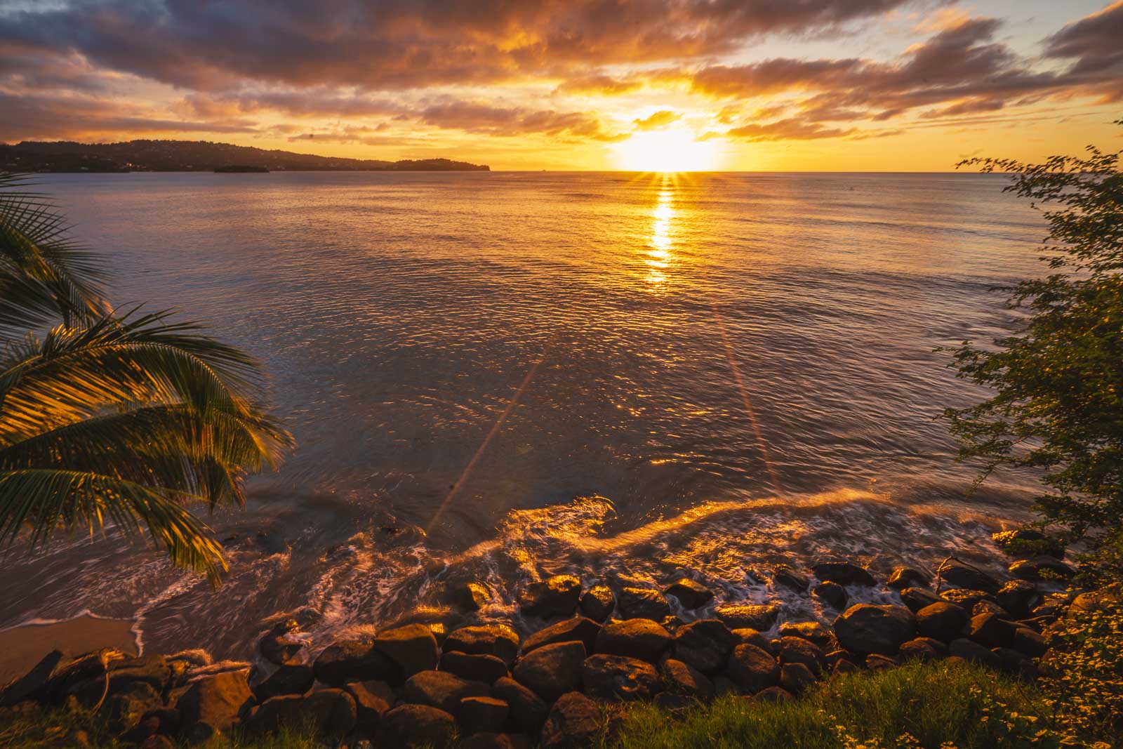 Sunset at Rodney Bay St. Lucia