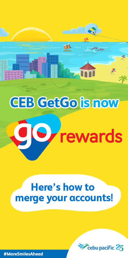 Cebu Pacific GetGo is now Go Rewards