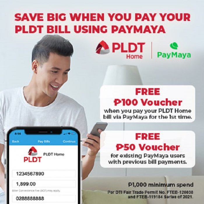 Pay Your PLDT Home Bill Via PayMaya