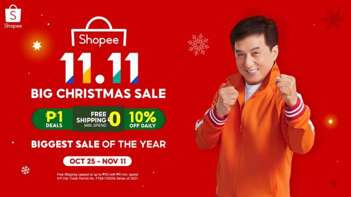 Shopee Launches 11.11 Big Christmas Sale