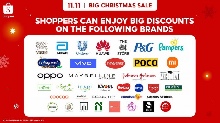 The 11.11 Shopee Big Christmas Sale