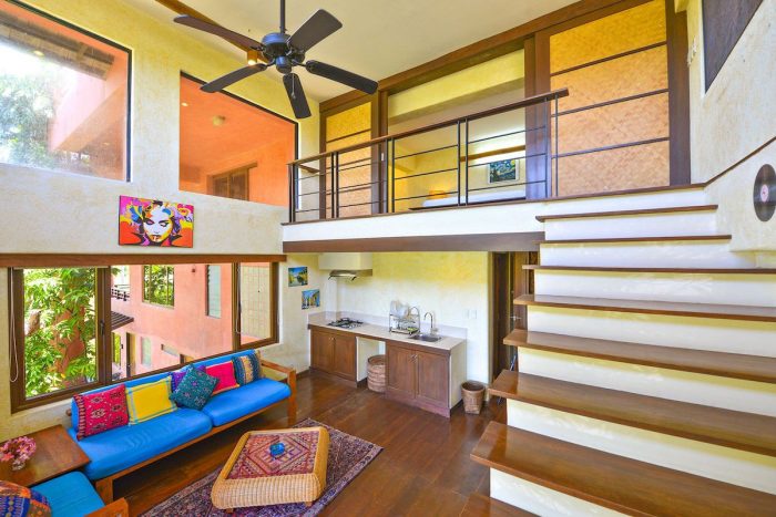 A vibrant loft perched on a solitary hill in Boracay