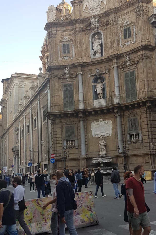 Quatro Canti in Palermo Sicily