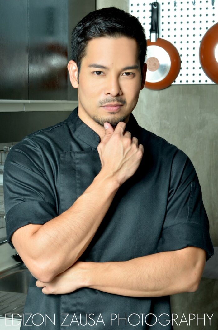 Chef Ghaello Salva, commercial model and culinary artist best known for his Batangueño fusion cuisine (Photo by Edizon Zausa) 