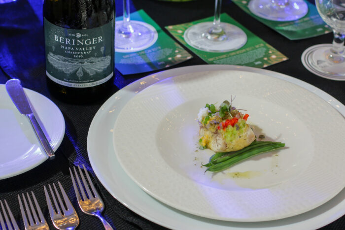 Lapu-Lapu De La Reina paired with Beringer NV Chardonnay 2016 by Happy Living Philippines Corporation