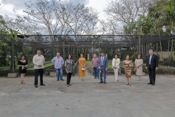 From left to right: Miss Jean Camille Bael, Rooms Controller and Tour Guide of Taal Vista Hotel’s History Walk; Mr. Walid Wafik, Senior Vice President of SM Hotels and Conventions Corp.; Mr Bob Zozobrado, Chairman of Pacific Asia Travel Association Philippines Chapter; Miss Peggy Angeles, Executive Vice President of SM Hotels and Conventions Corp.; Miss Wally Baynes; Mr. Eduardo Jarque, Jr. of The Daily Tribune; Mr. Ramon Makilan, General Manager of Taal Vista Hotel; Miss Leah Magallanes, Vice President of SM Hotels and Conventions Corp.; Miss Janet Bayot Events Manager for Socials and Tour Guide of Taal Vista Hotel’s History Walk; Arch. Kalyn Manzano Senior Assistant Vice President of SM Hotels and Conventions Corp.; and Mr Angelo Calma, Senior Vice President of SM Hotels and Conventions Corp.