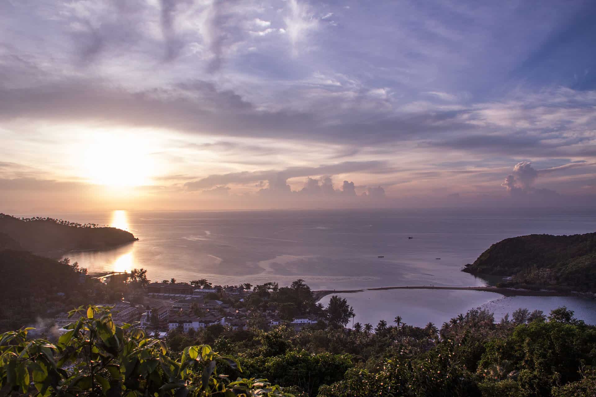 koh phangan sunset