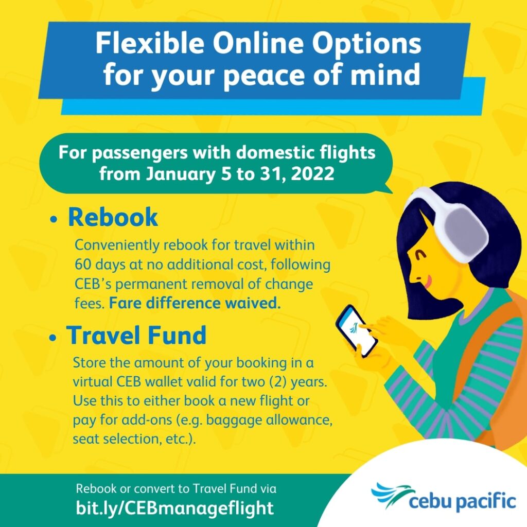 Fly Easy with Flexible Bookings - Cebu Pacific