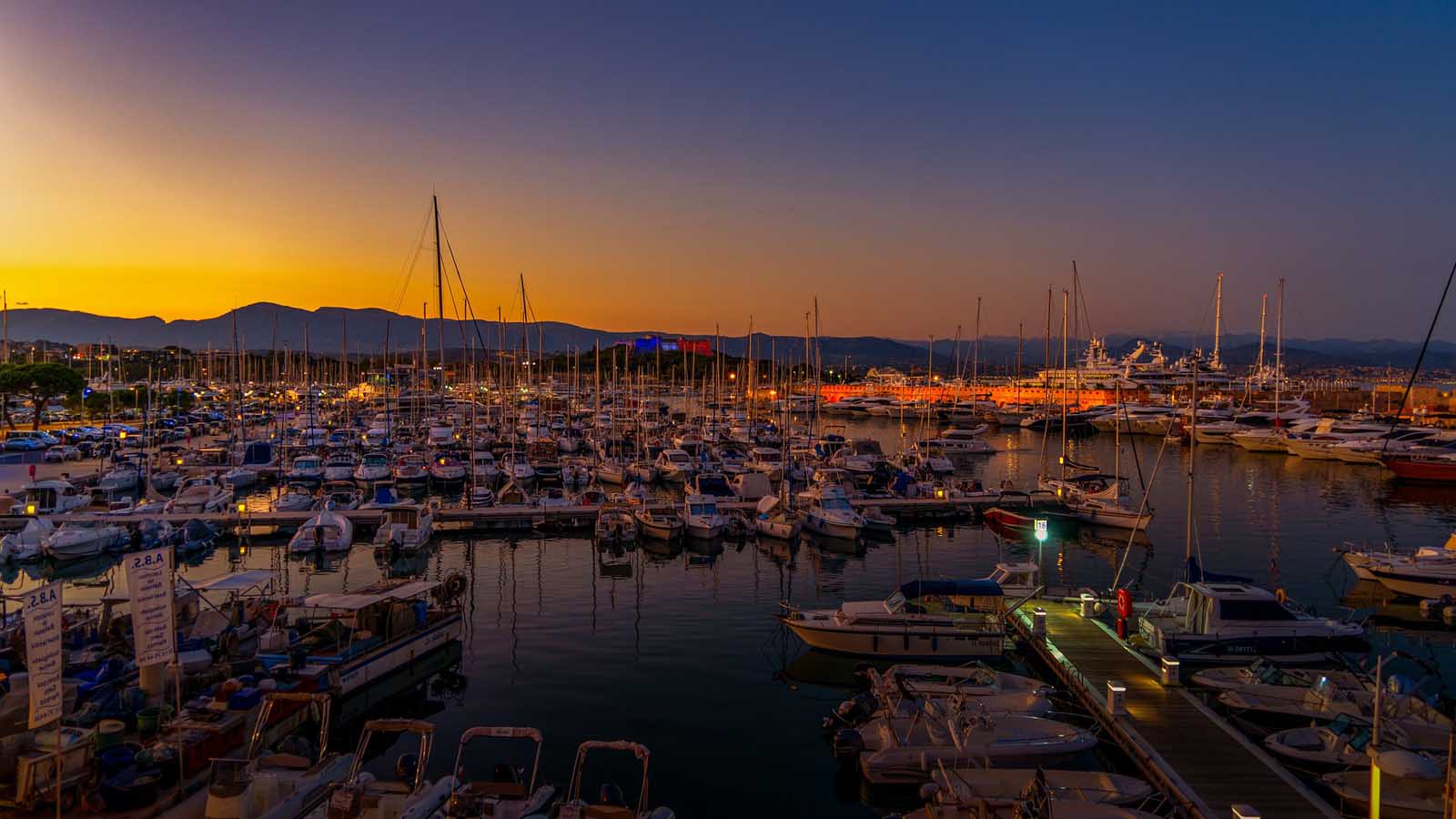 Antibes City in France