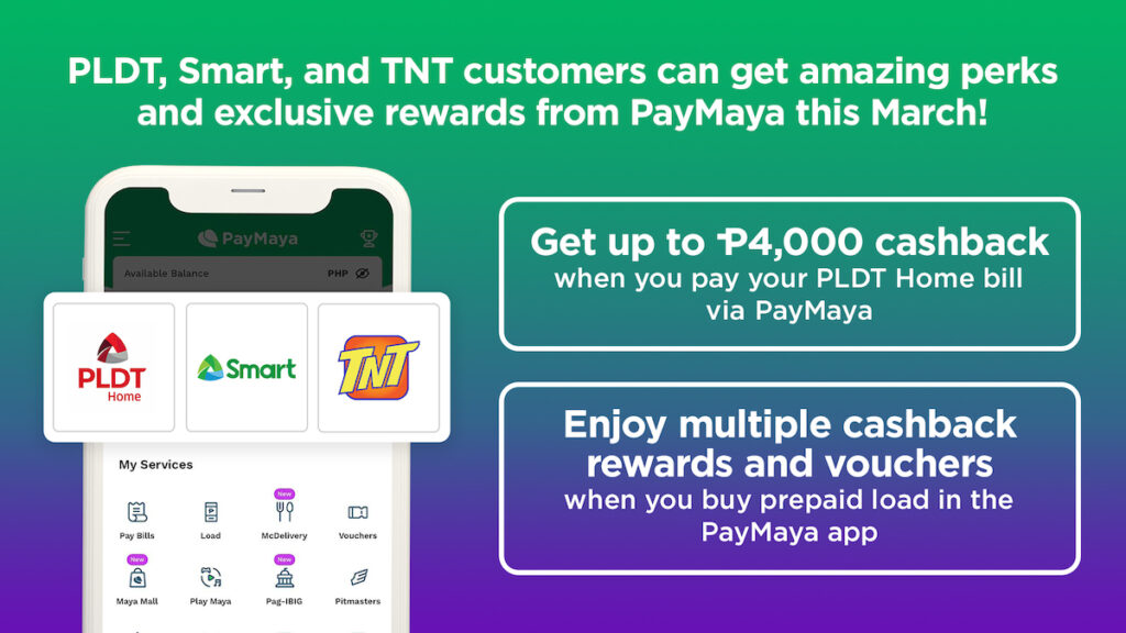 exclusive rewards from PayMaya