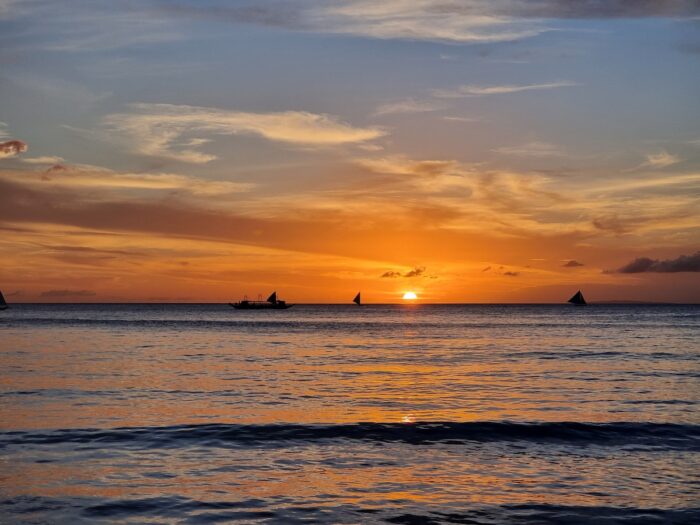 Sunset in Diniwid Beach