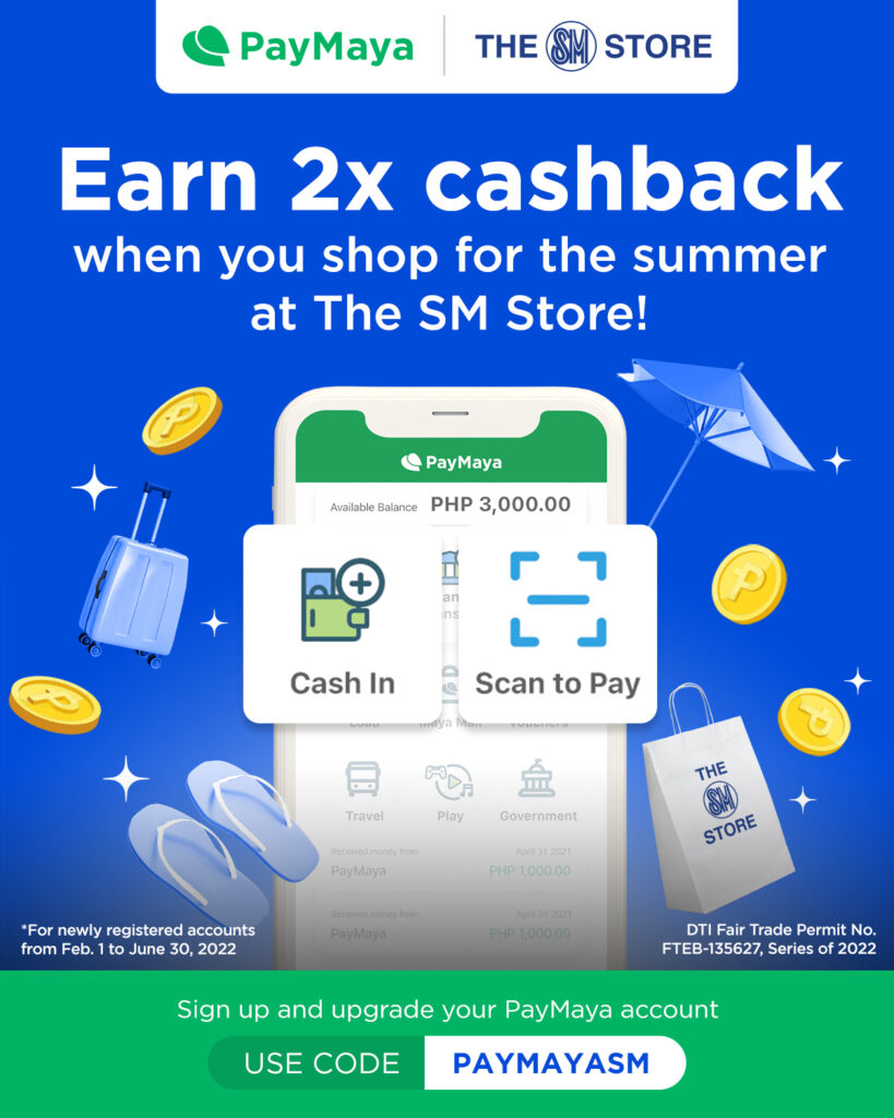 Get ready for summer with The SM Store and PayMaya