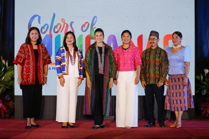 Undersecretary for Mindanao Myra Paz Valderrosa-Abubakar (center) together with the five Mindanao regional directors (L-R) Tanya Rabat-Tan of Davao Region, Marie Elaine S. Unchuan of Northern Mindanao, Crisanta Marlene Paje Rodriguez of Zamboanga Peninsula, officer-in-charge Armin Hautea of SOCCSKSARGEN, and Nelia R. Arina of CARAGA