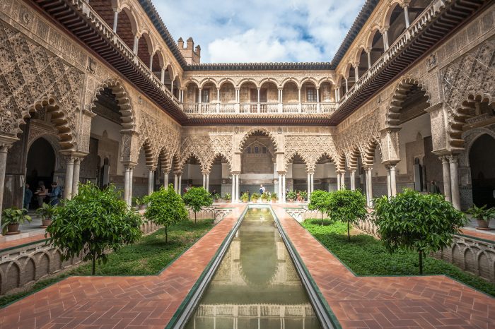 Royal Alcazar of Seville via Depositphotos