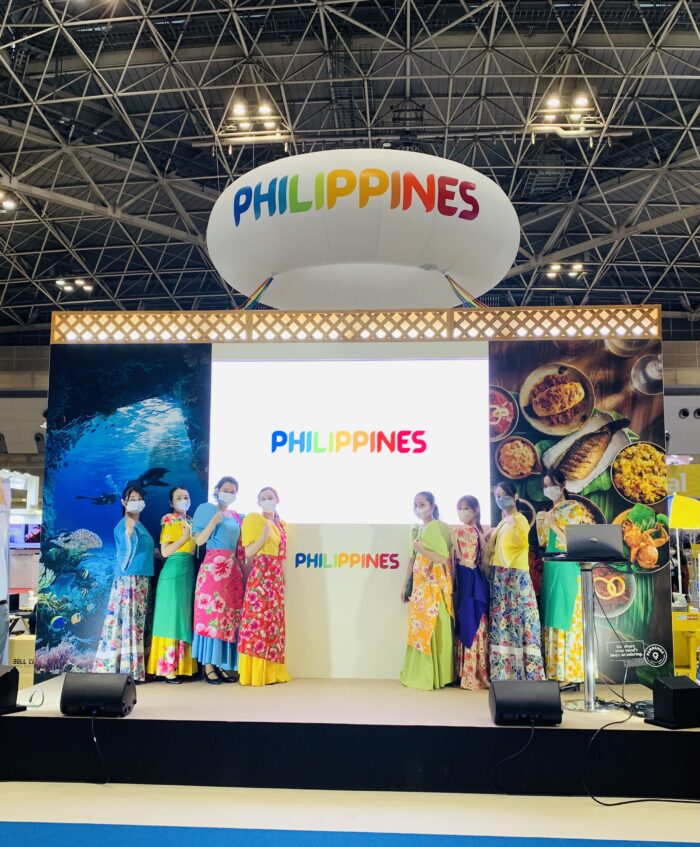 Philippine Cultural Dancers at Tourism Expo Japan