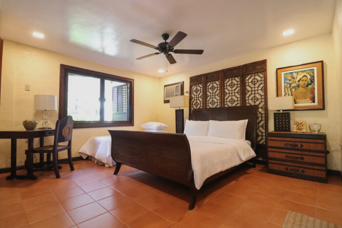One of the bedrooms at The Barrettos rest house in Bulacan