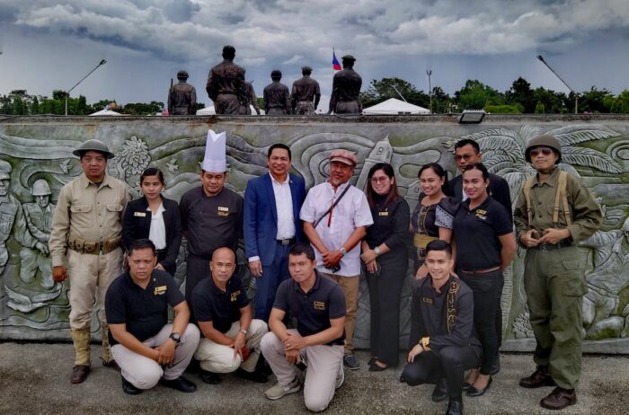 The Oriental Leyte staff at MacArthur Landing National Park