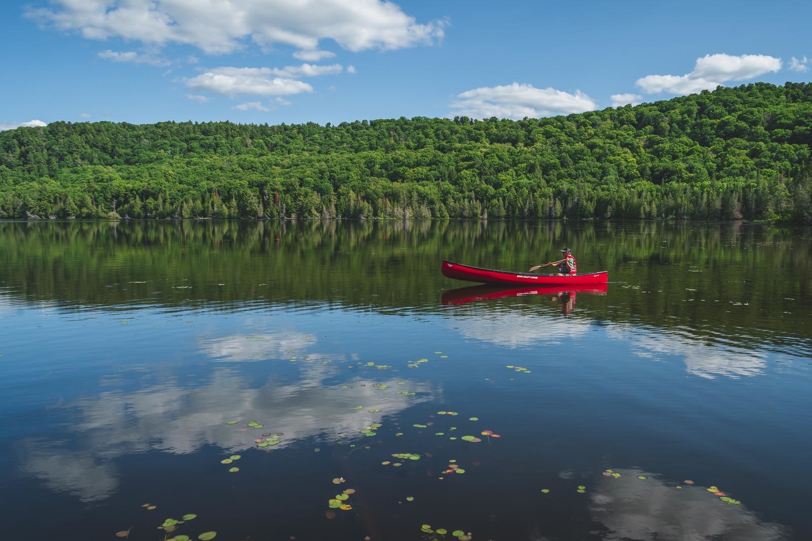 Paddling in Haliburton