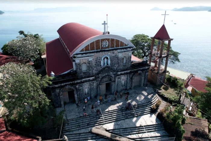 La Immaculada Concepcion Church in Culion drone image by Joshua Chua