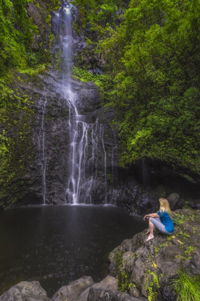 road to hana stops hanawi falls