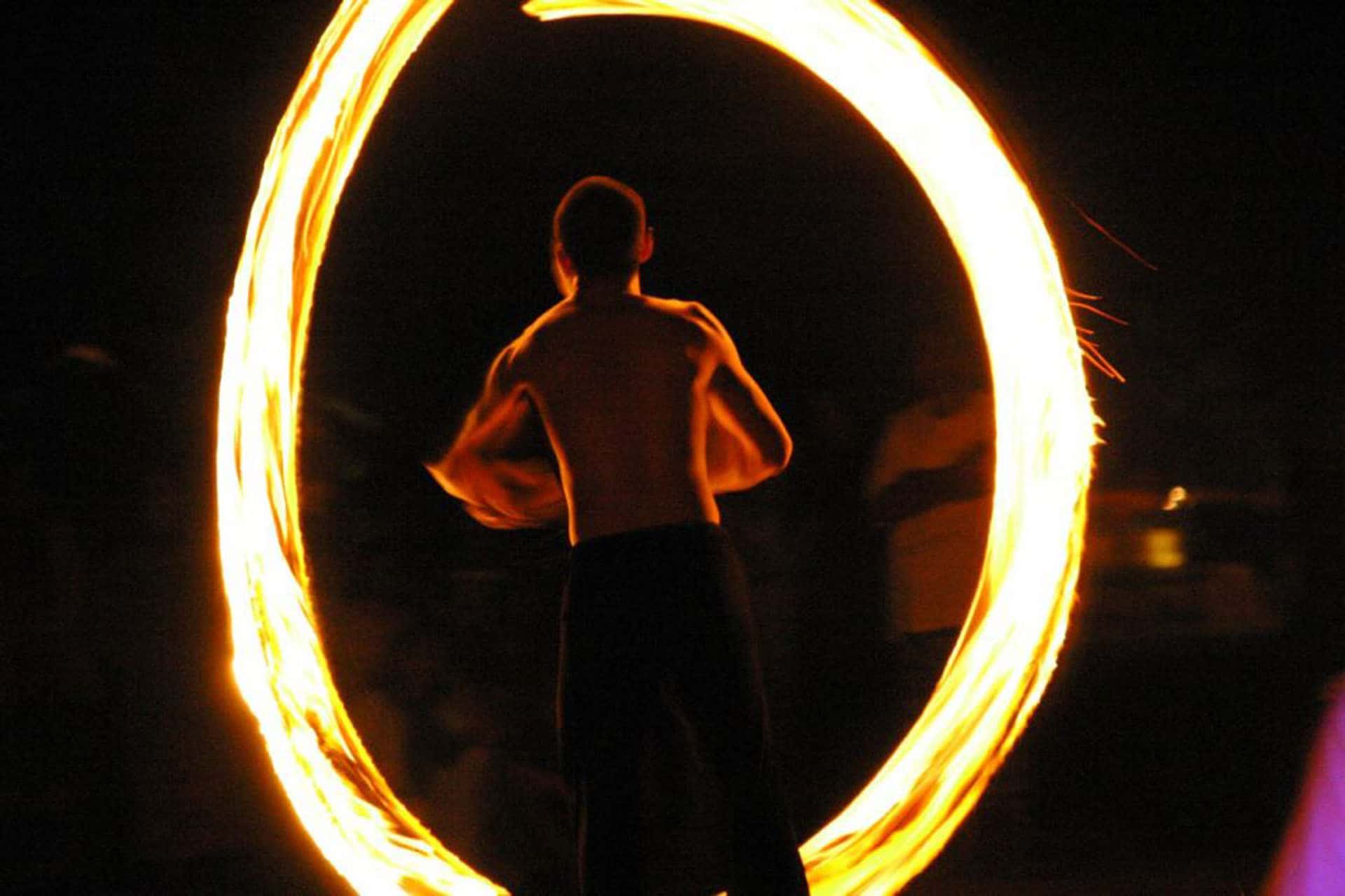 best beaches in thailand firespinning