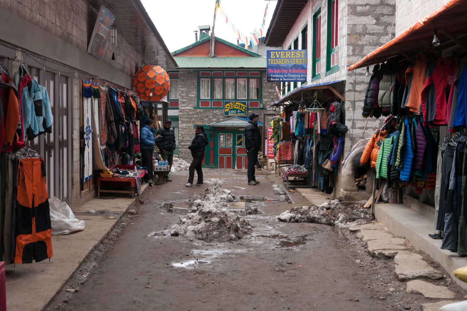 Everest Base Camp Trek Day 3 Shopping Namche Bazar