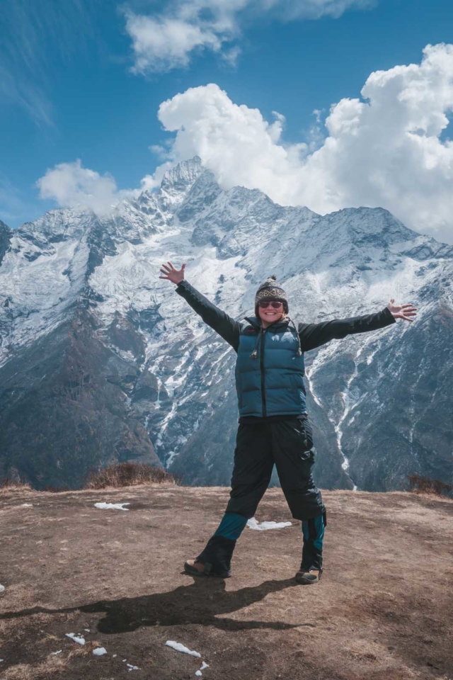 Everest Base Camp Trek Namche above