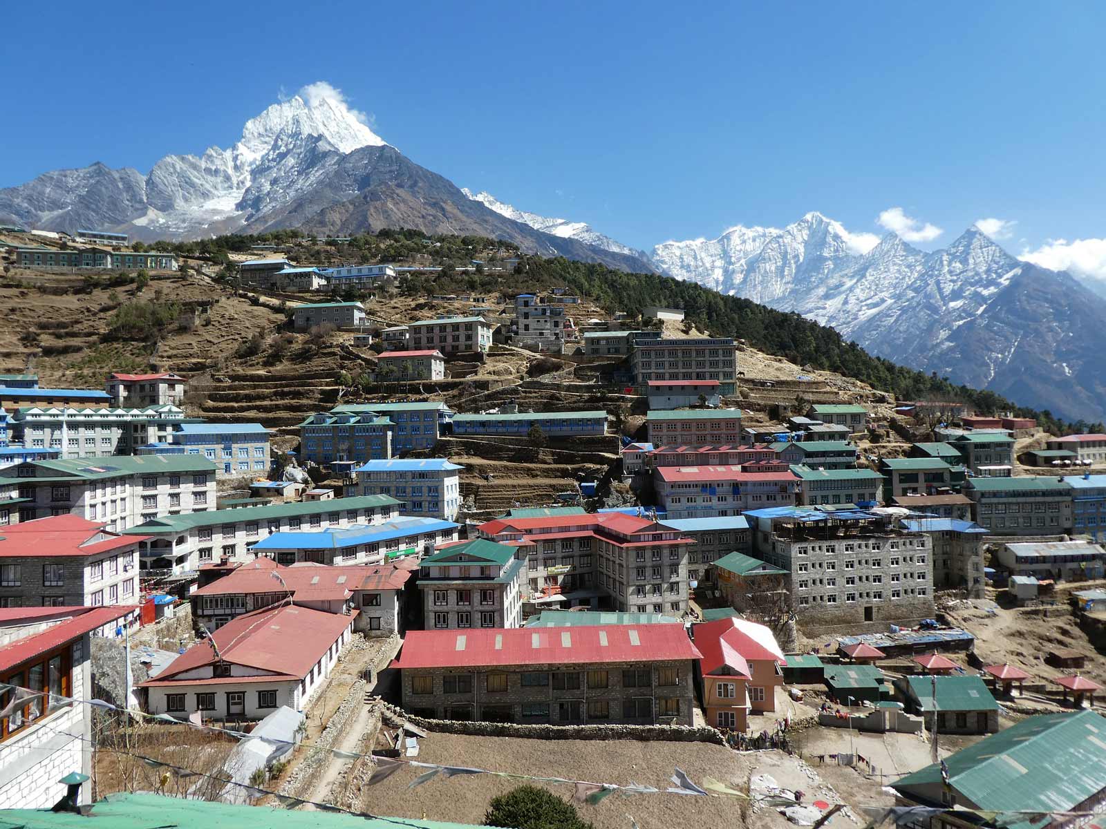 everest base camp trek namche bazaar to tenboche