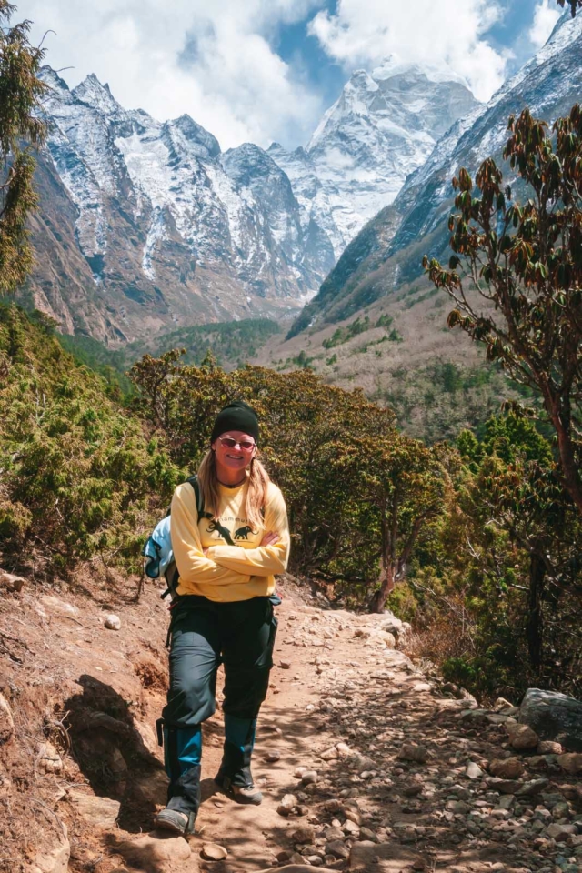 Everest Base Camp Trek Day 4 Approaching Tegboche