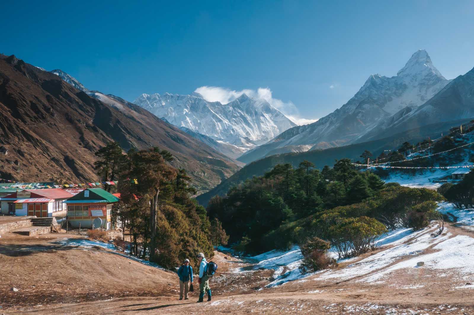 Everest Base Camp Trek Leaving Tengboche