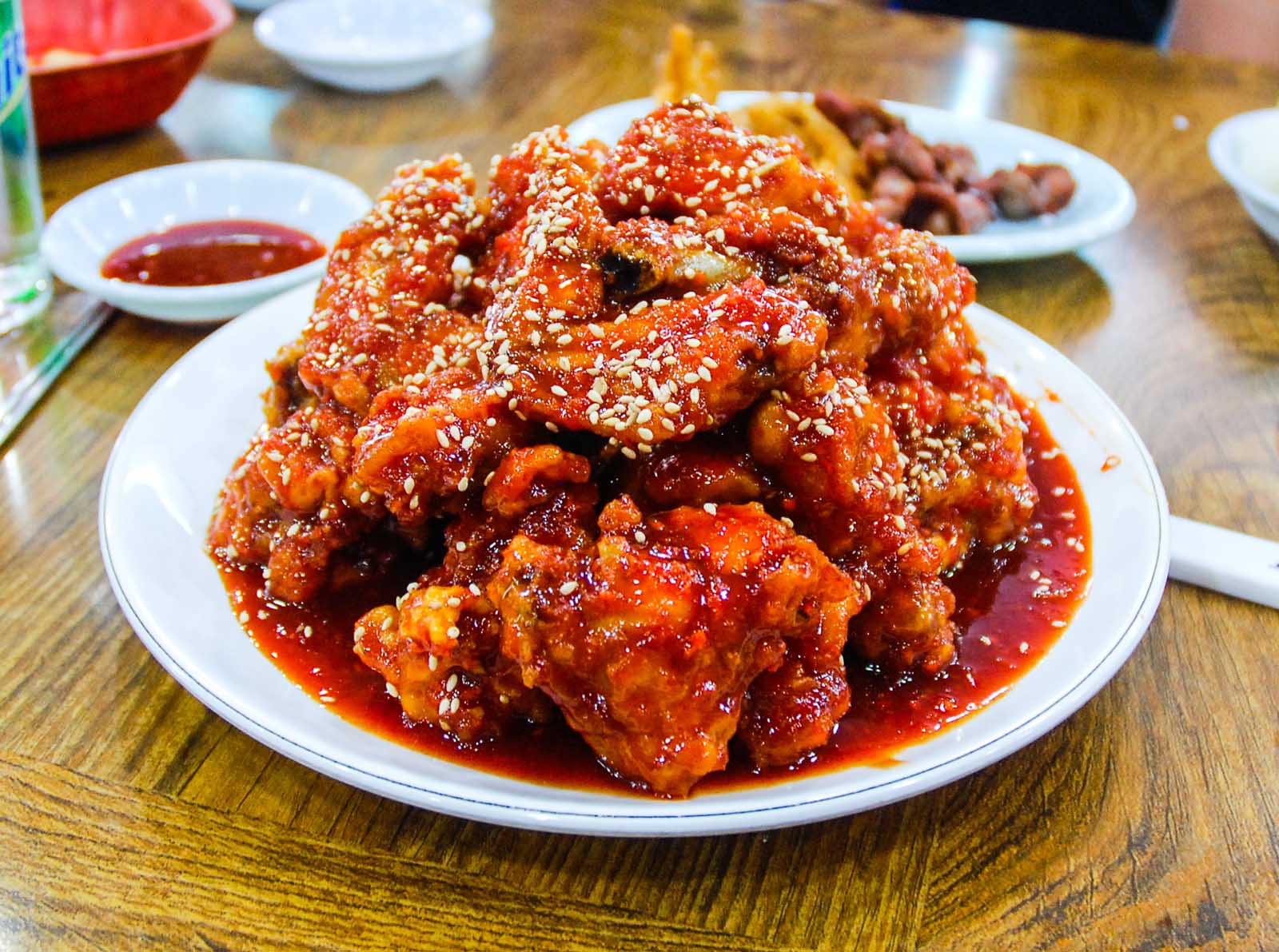 Korean Dishes Fried Chicken