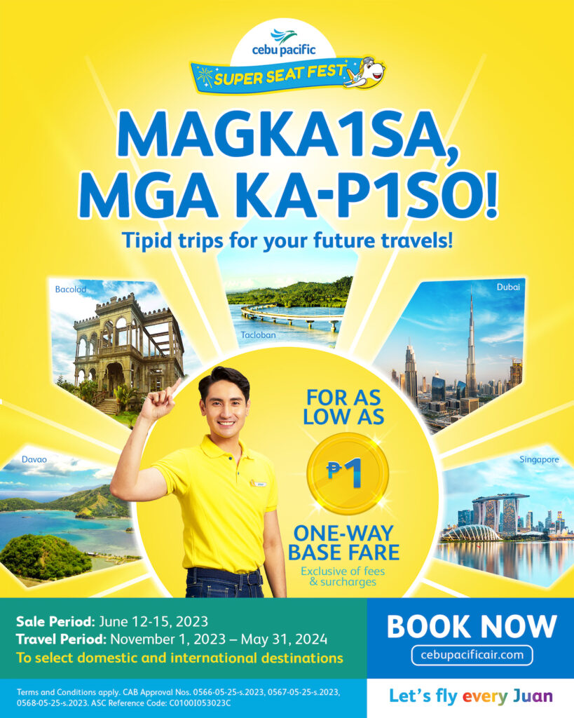 Cebu Pacific Celebrates Philippine Independence Day with Special Seat Sale