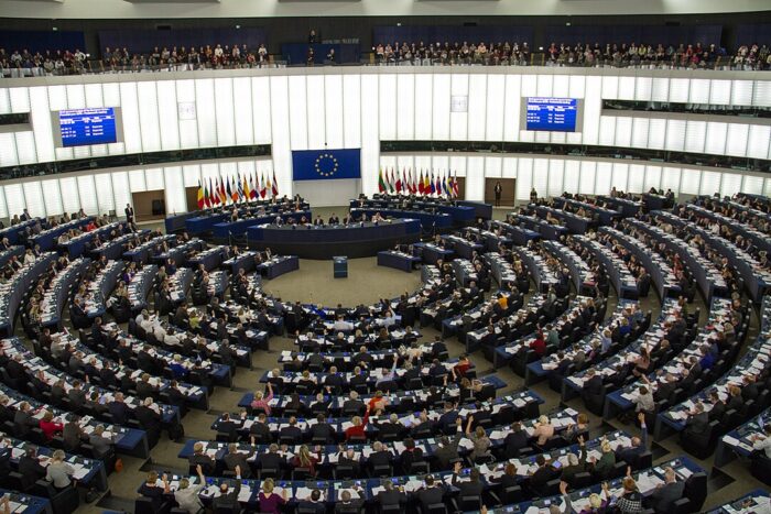 Hemicycle of the European Parliament in Strasbourg