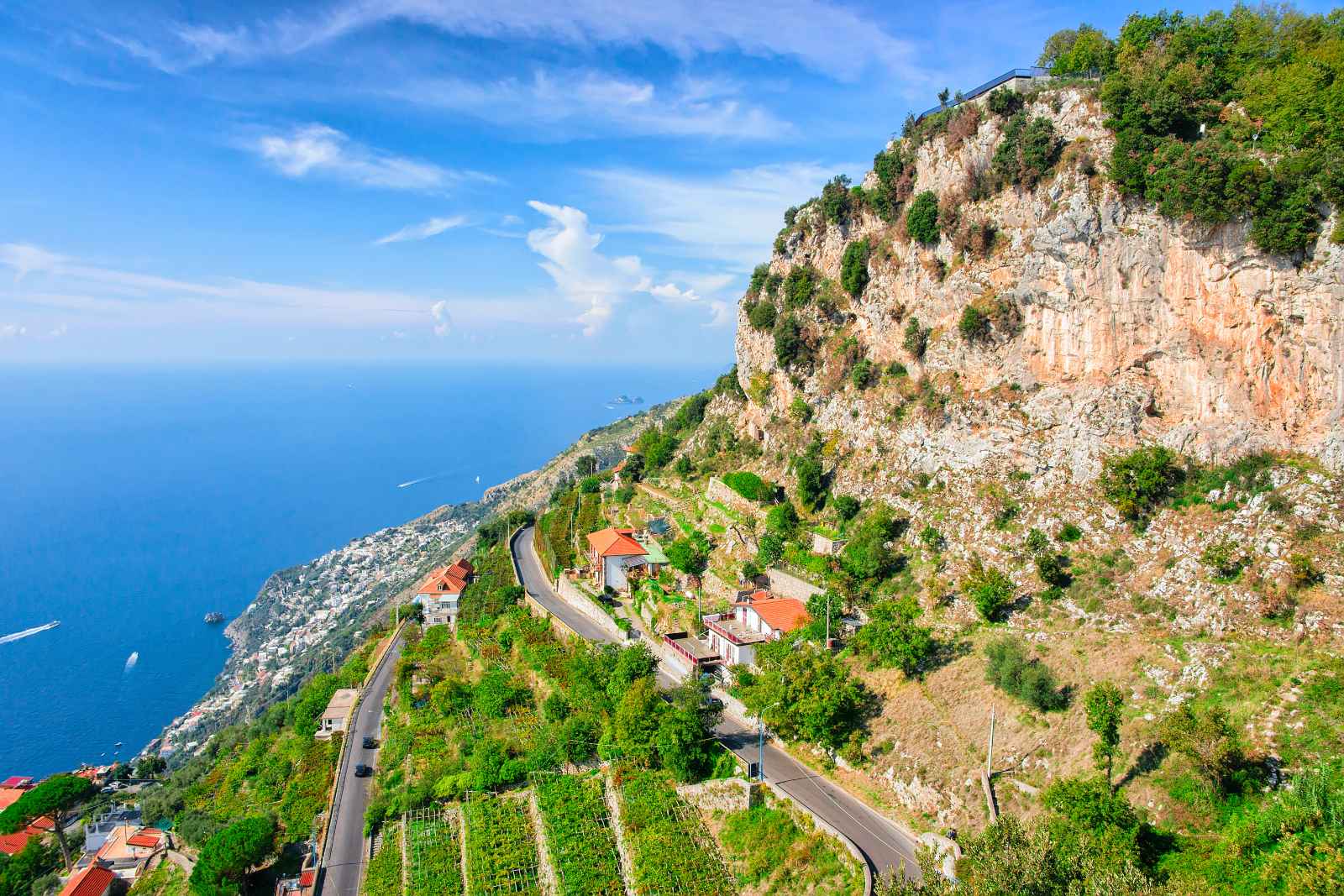 Ocean views from the Path of the Gods, Nocelle