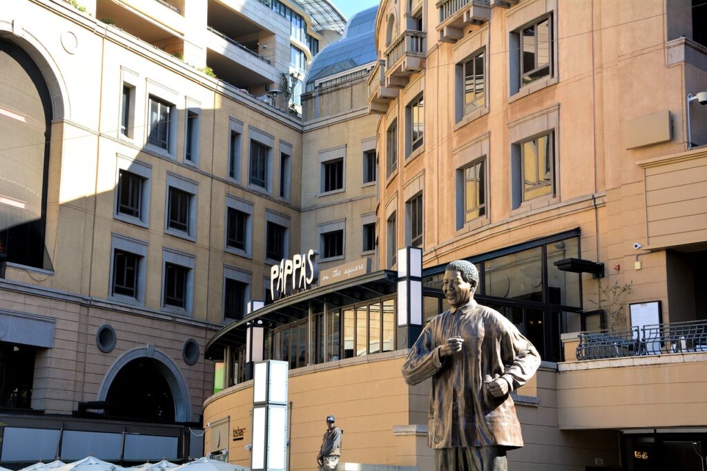 Nelson Mandela Statue, Johannesburg, South Africa