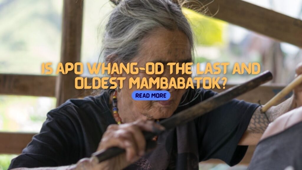 Is Apo Whang-od really the last and oldest Mambabatok?