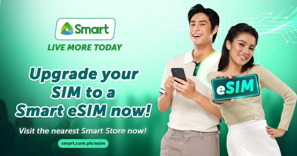 Smart now enables mobile users to upgrade their physical SIM to an eSIM while retaining their number